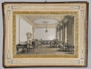 Widok wnetrza salonu by Wincenty Kasprzycki