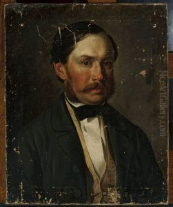 Portrait of Aleksander Odrowaz Bebnowski by Ivan Khrutsky