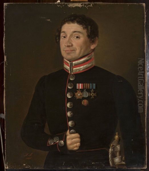 Portrait of a Russian military official - view 1