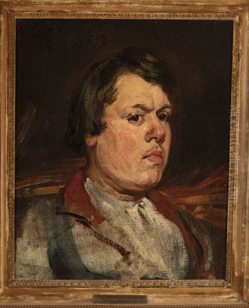 Farm-hand, portrait study - view 1