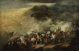 Battle of Somosierra by Piotr Michalowski