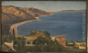 Lakeside landscape by Chrystian Breslauer
