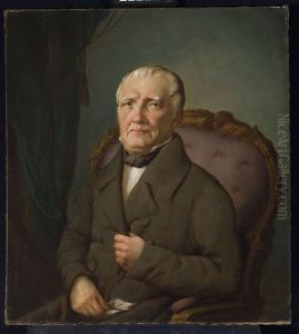 Portrait of Stanislaw Kurpiewski by Rafal Hadziewicz