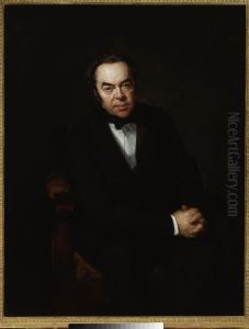 Portrait of Pawel Rodakowski, artist's father by Henryk Rodakowski