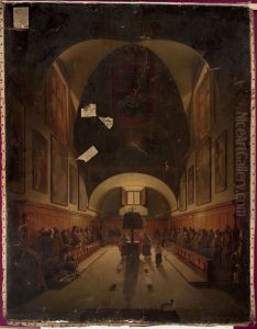 Choir in the Capuchin church in Rome