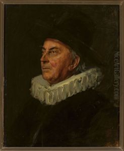 Portrait of professor Syboldt by Lenbach Franz Von