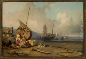 Seaside by Eugene Isabey