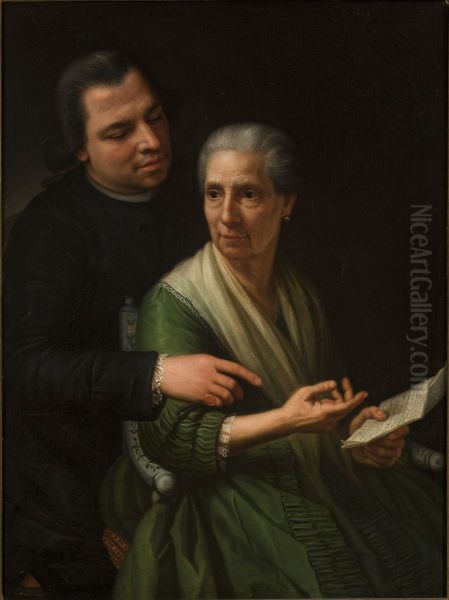 Portrait of Marcello Bacciarelli's mother and brother - view 1