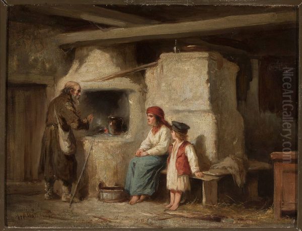 In a peasant cottage - view 1
