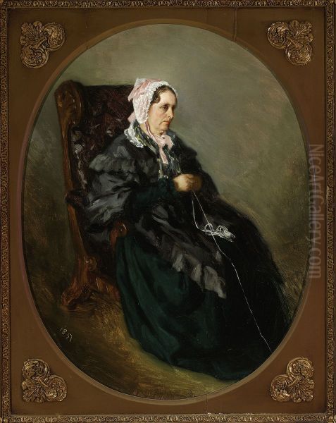 Portrait of artist's aunt, sketch - view 1