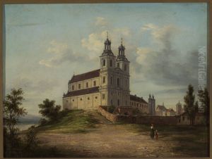 Pauline church and monastery at Skalka, Krakow by Adolf Kozarski