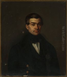 Male portrait by Jan Rustem