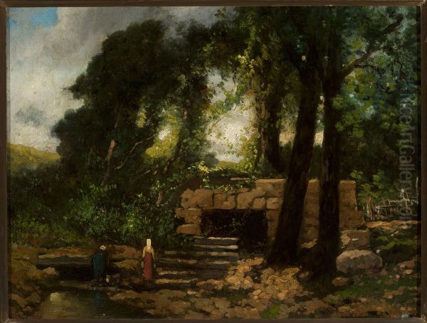 Landscape with ruins - view 1