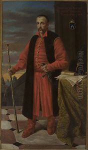 Portrait of Stanislaw Krasinski (1558-1617), voivode of Plock by Antoni Ziemiecki