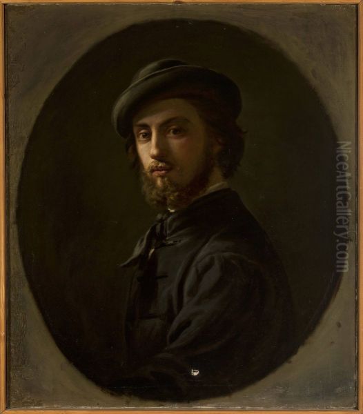 Self-portrait as a young man - view 1