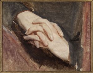 Study of the hands of Sigismund Augustus for the painting "Death of Barbara Radziwill"