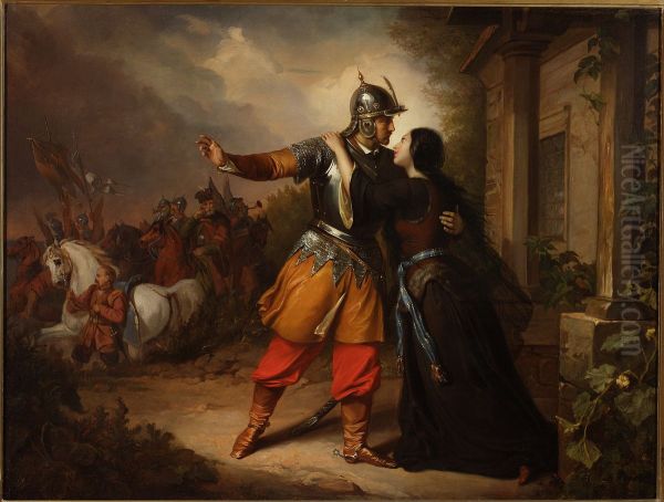 Waclaw's farewell to Maria - view 1