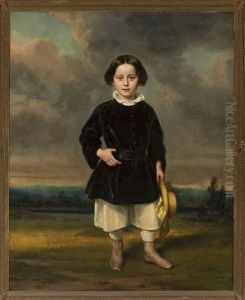 Portrait of a boy by Julius Schoppe