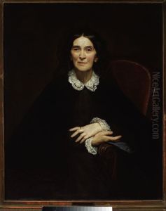 Portrait of artist's mother by Leon Kaplinski