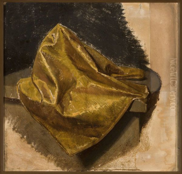 Golden fabric, study for men's attire - view 1