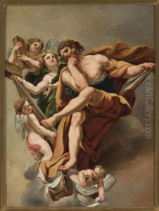 Saint Matthew and Angels by Rafal Hadziewicz