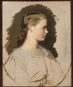 Portrait of Klementyna Szembek nee Dzieduszycka, sketch