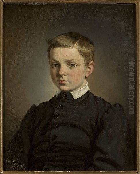 Bust portrait of a boy - view 1