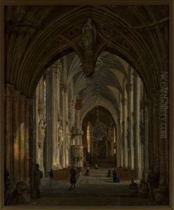Interior of St. John's Cathedral in Warsaw by Marcin Zaleski
