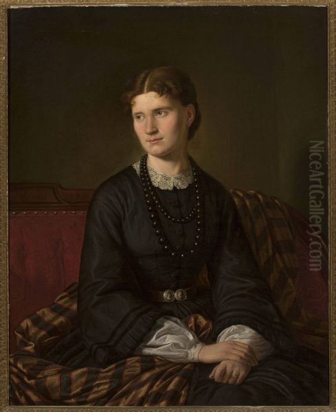 Portrait of Julia nee Bergson, artist's wife - view 1