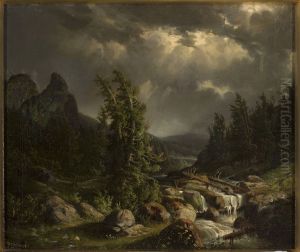 Storm in the mountains by Feliks Brzozowski