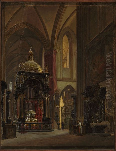 Interior of the Wawel Cathedral - view 1