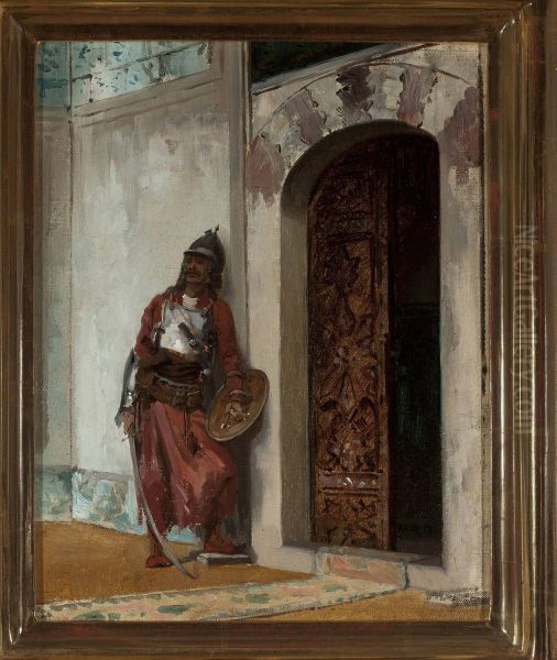 Guard at the entrance to the seraglio - view 1