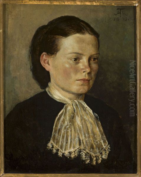 Portrait of Agathe, artist's sister - view 1