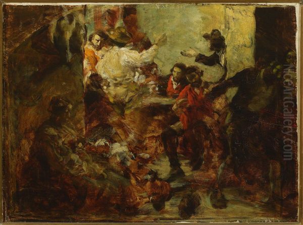 Taverne in Rom (Entwurf) - view 1