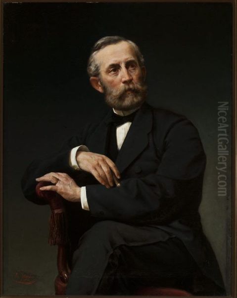 Portrait of Ewaryst Mejer, president of the Sectional Directorate of the Land Credit Association in Warsaw - view 1