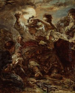 Sketch for the painting "Wernyhora" by Jan Matejko