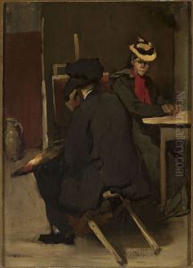 In the painter's studio In the painter's studio