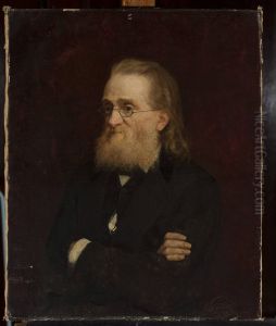 Portrait of Jozef Wagner, head of the Press Department of the National Government by Pantaleon Szyndler