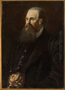 Portraif of a man - Mr. Zarewicz (?) by Franciszek Zmurko