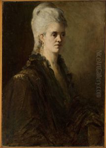 Portrait of a woman - Mrs. Zarewicz (?) Portrait of a woman - Mrs. Zarewicz (?)