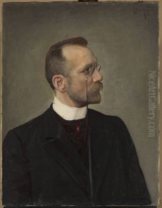 Portrait of Mikolaj Brzeski by Leon Wyczolkowski