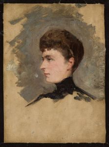 Portrait of a lady, sketch Portrait of a lady, sketch