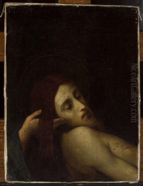 Head of Christ - Pieta fragment - view 1