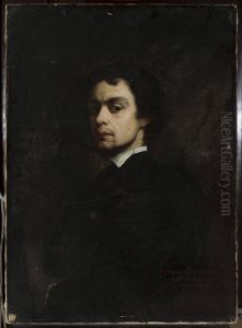 Self-portrait by Wandalin Strzalecki
