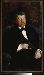 Portrait of a man by Leon Wyczolkowski