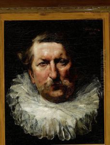 Portrait of a man in a frill Portrait of a man in a frill