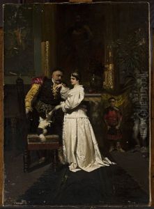 King John III Sobieski and Marysienka by Wandalin Strzalecki