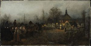 Wedding in the evening