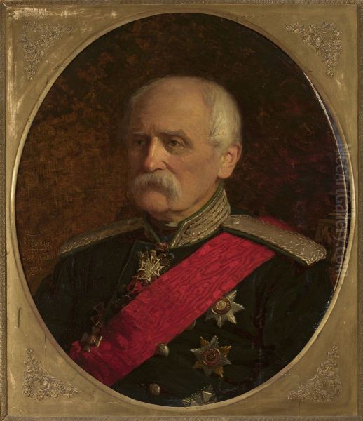 Portrait of major general Stanislaw Kierbedz, engineer - view 1