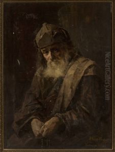 Portrait of a philosopher by Pantaleon Szyndler